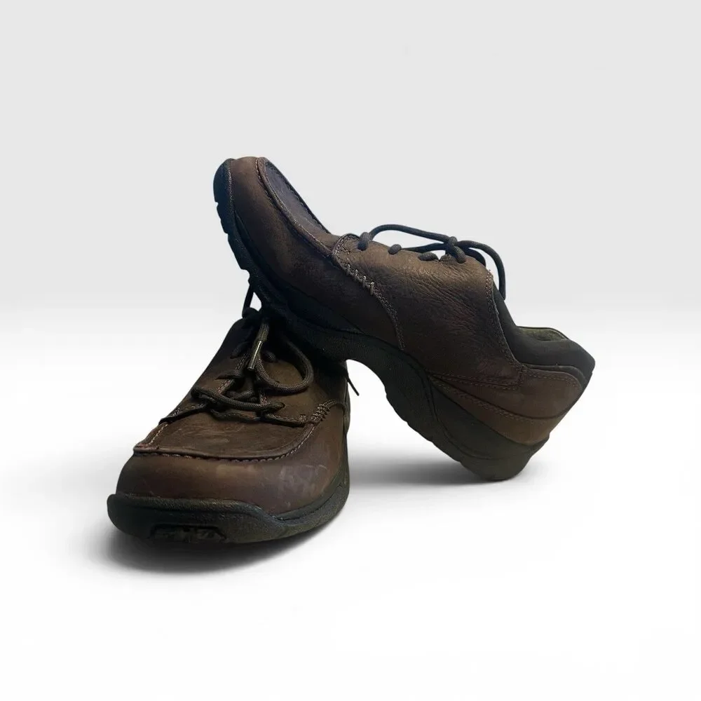 Dunham M837MB3 Brown Leather Comfort Walking Shoes Men’s 7.5D New Balance